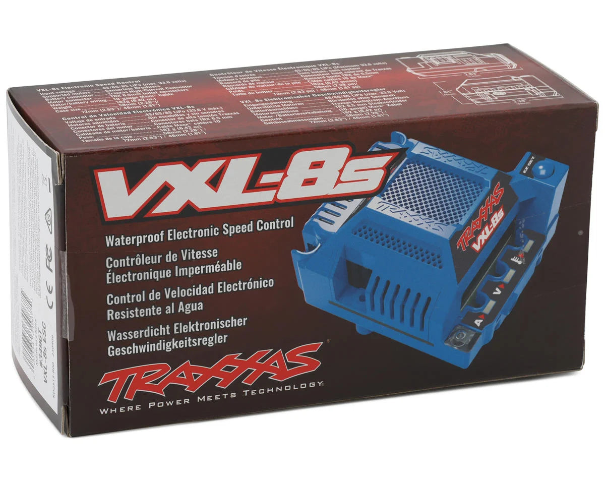 Control electrónico de velocidad Velineon VXL-8s, resistente al agua (sin escobillas) (adelante/retroceso/freno)